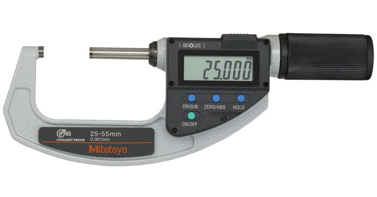 Mitutoyo ABSOLUTE Digimatic QuickMike mikrométer, IP65, 25-55 mm, 0.001 mm (293-667-20) termék fő termékképe