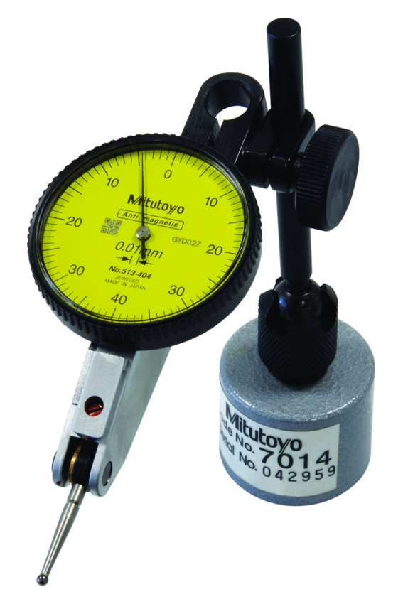 Mitutoyo Szögtapintós mérőóra mini mágneses állvánnyal, vízszintes típus, Ø40 mm, 0.8 mm, 0.01 mm (513-908-10E) termék fő termékképe