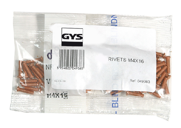 GYS Acél csavar, M5x18, 100 db/csomag termék fő termékképe