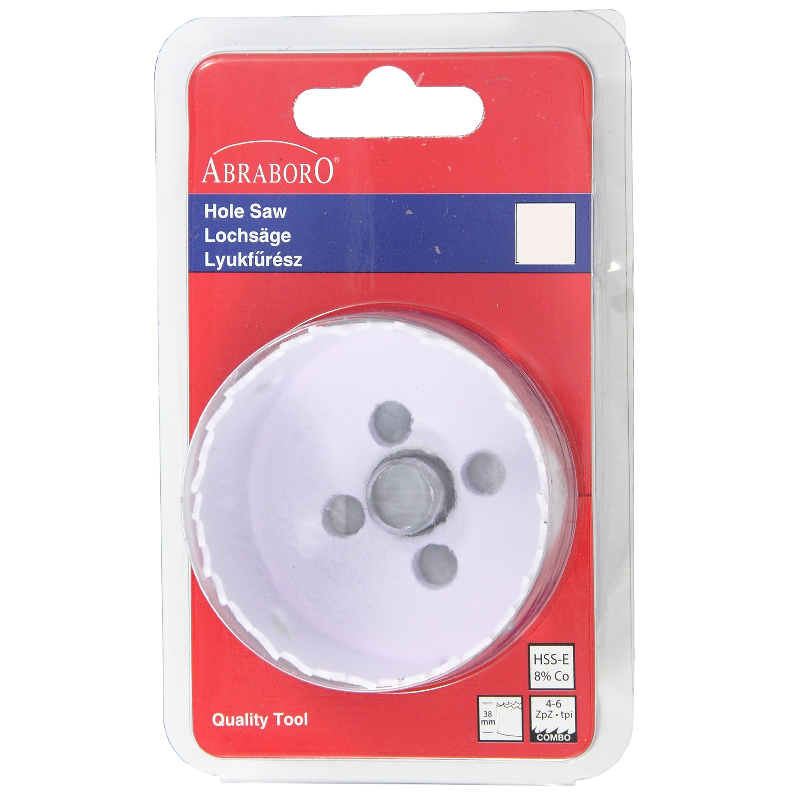 Abraboro 168 mm HSS-Co lyukfűrész termék fő termékképe