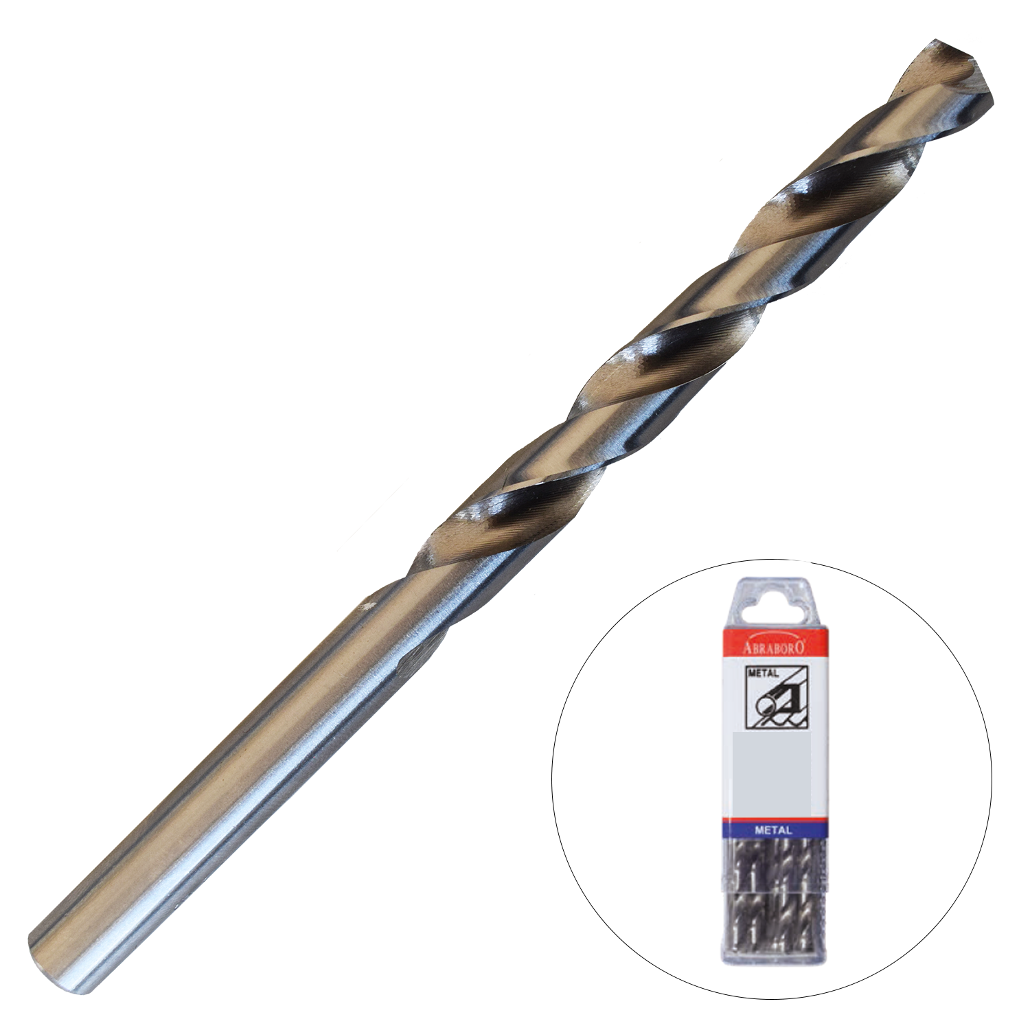 Abraboro 9 x 125 / 81 mm HSS-GS fémfúró X-Pack, 10 db/csomag termék fő termékképe