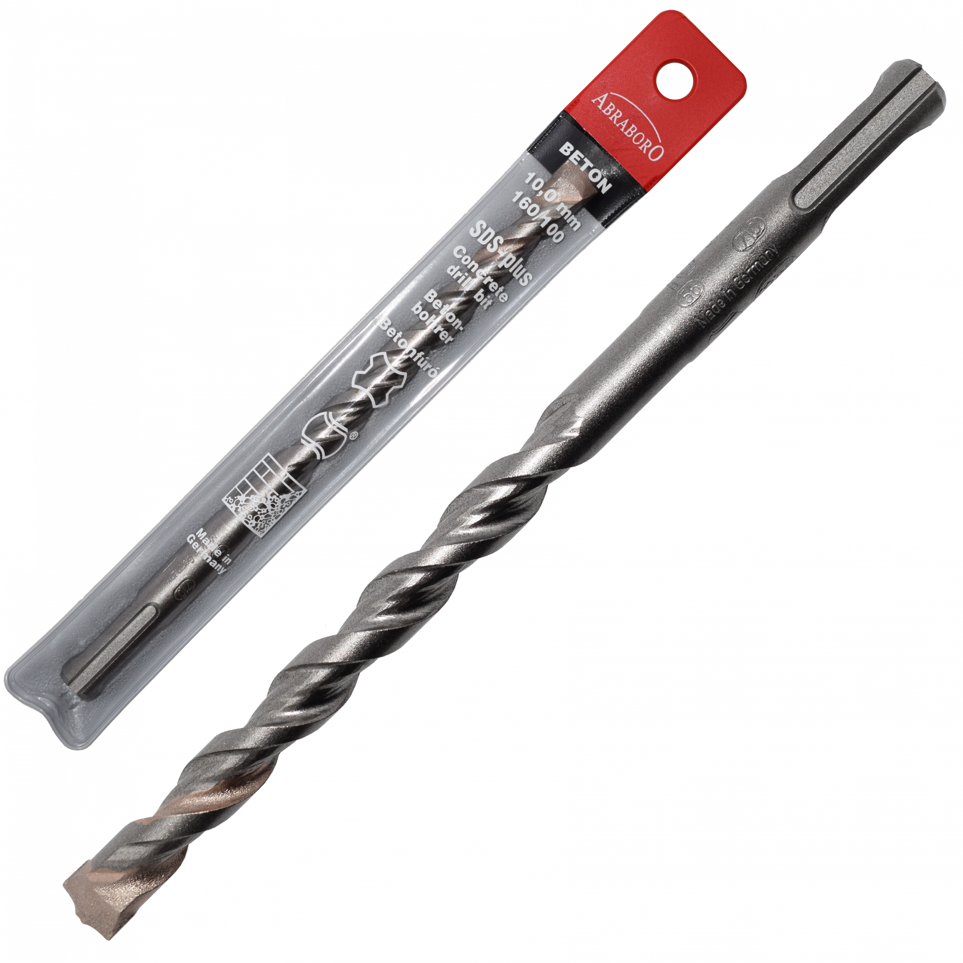 Abraboro 10 x 360 / 300 mm SDS-plus TWIXX betonfúró műanyag tasakban termék fő termékképe