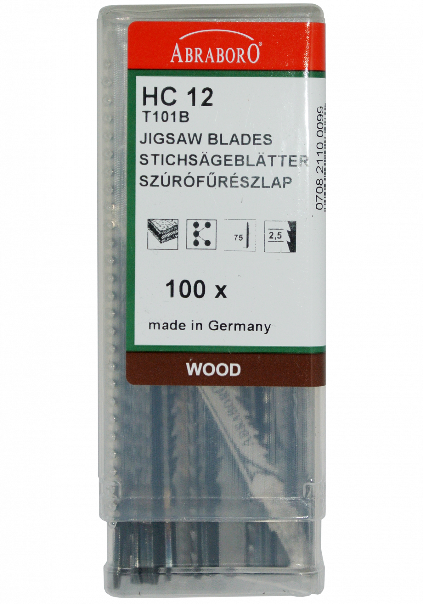 Abraboro HG 13 szúrófűrészlap Bosch befogással, 100 db/csomag termék fő termékképe