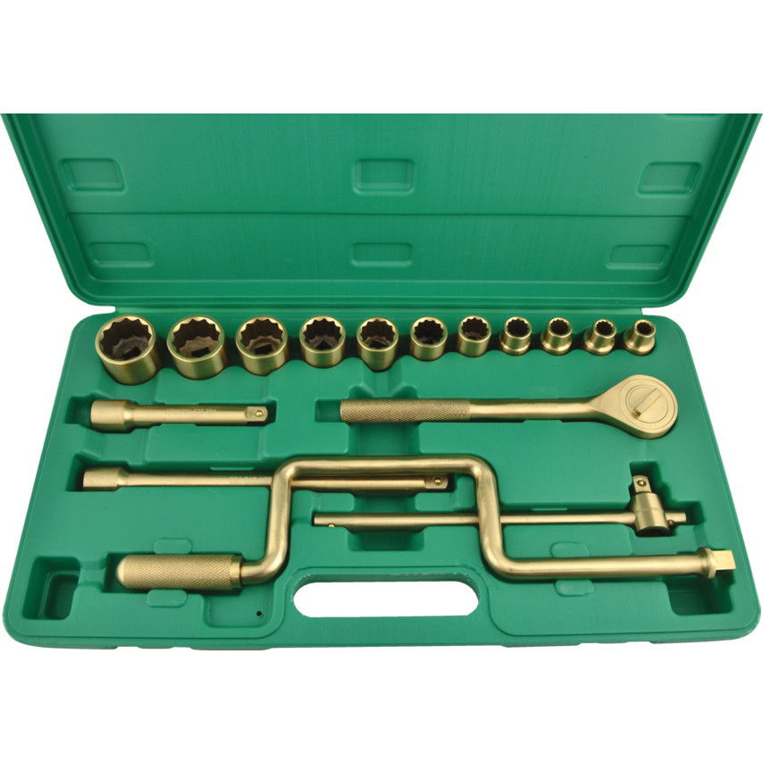 KENNEDY Szikramentes dugókulcs készlet 1/2" -os meghajtóval, 16 részes termék fő termékképe