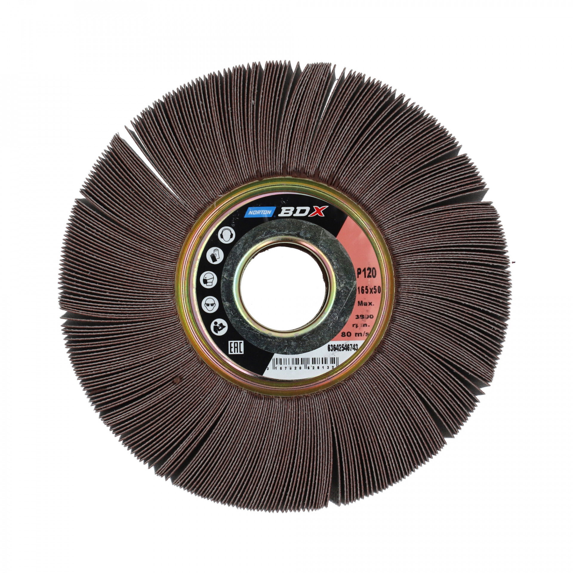 Norton R207Plus szaturnusz lamellás csiszolókorong Ø165x50x32mm P120 termék fő termékképe