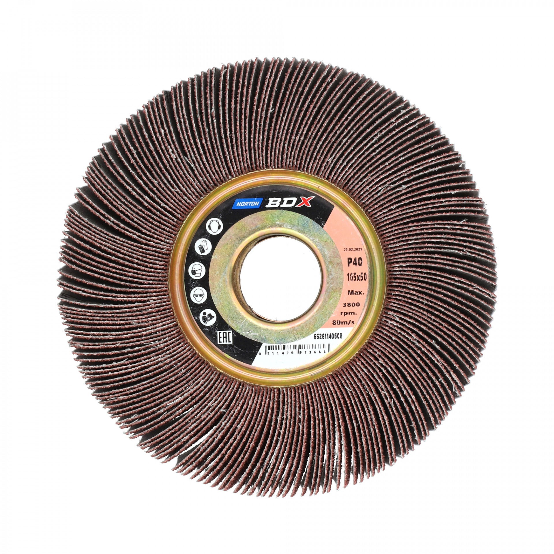 Norton R207Plus szaturnusz lamellás csiszolókorong Ø165x50x32mm P40 termék fő termékképe