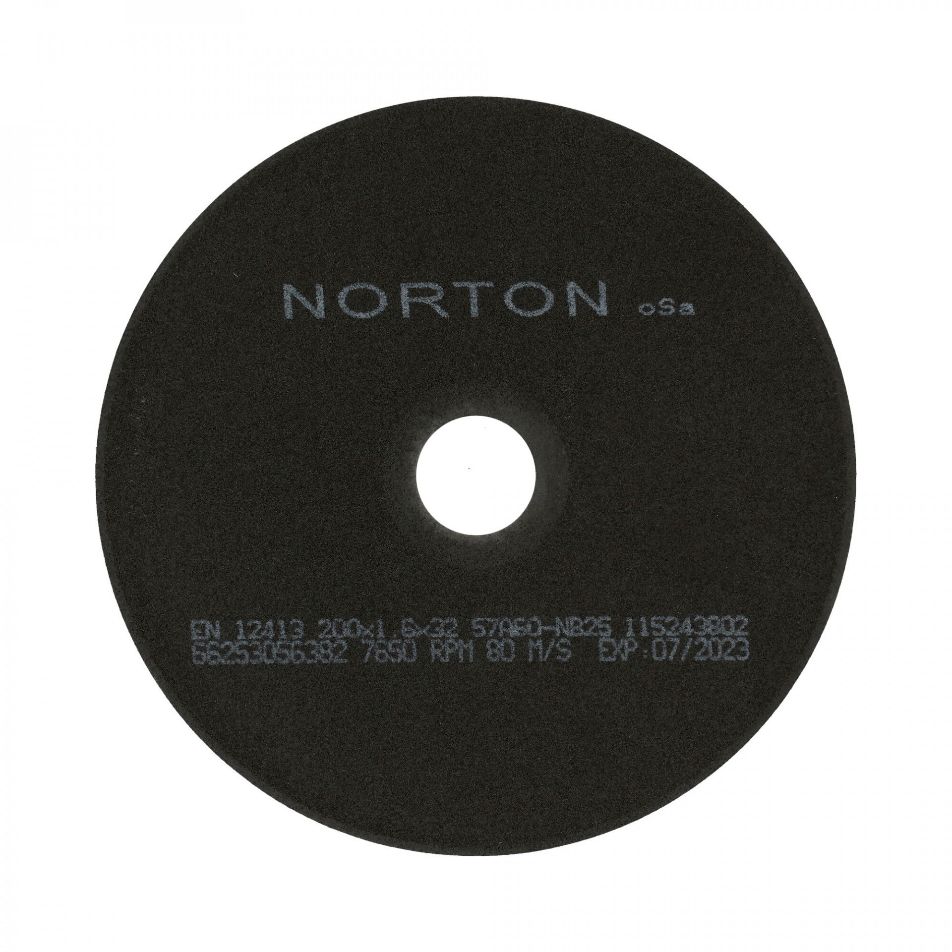 Norton Preciziós gépipari erősítés nélküli vágókorong 200x1,6x32 mm 57A 60 N B25, 25 db/csomag termék fő termékképe