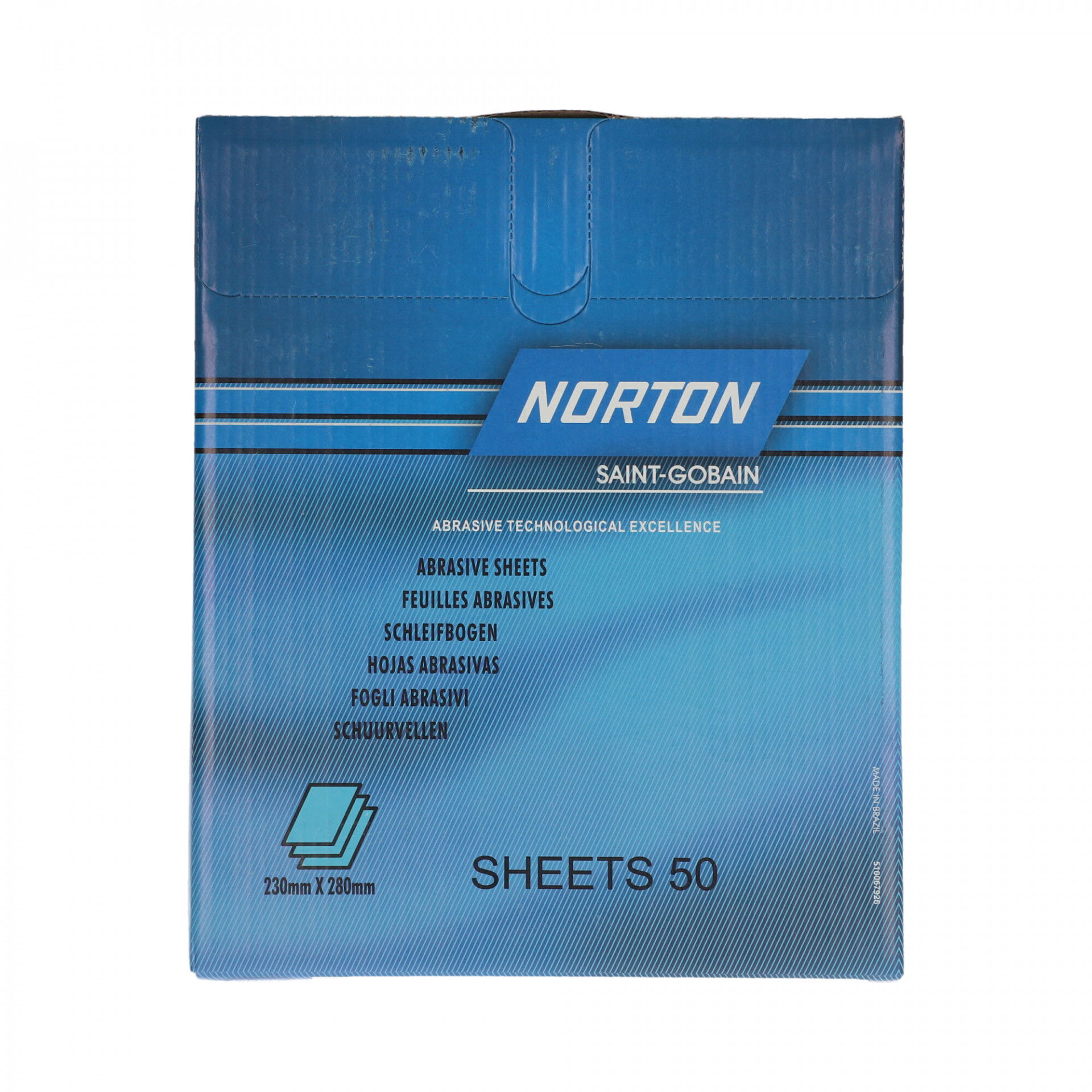 Norton Black Ice T417 vízálló csiszolópapír 230x280mm P400, 50db/csomag termék fő termékképe