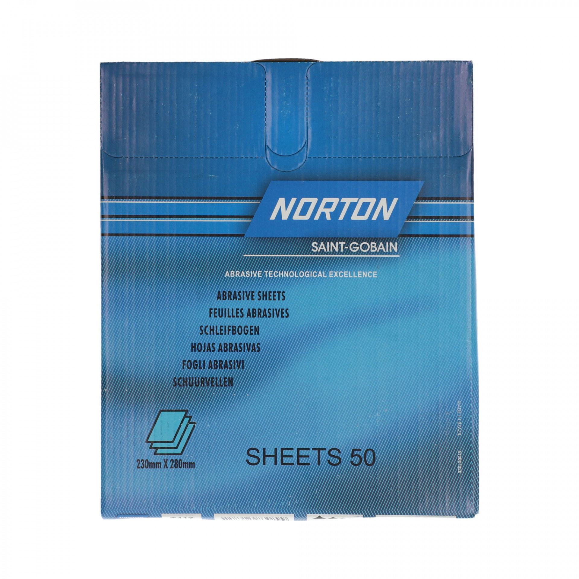 Norton Black Ice T417 vízálló csiszolópapír 230x280mm P500, 50db/csomag termék fő termékképe