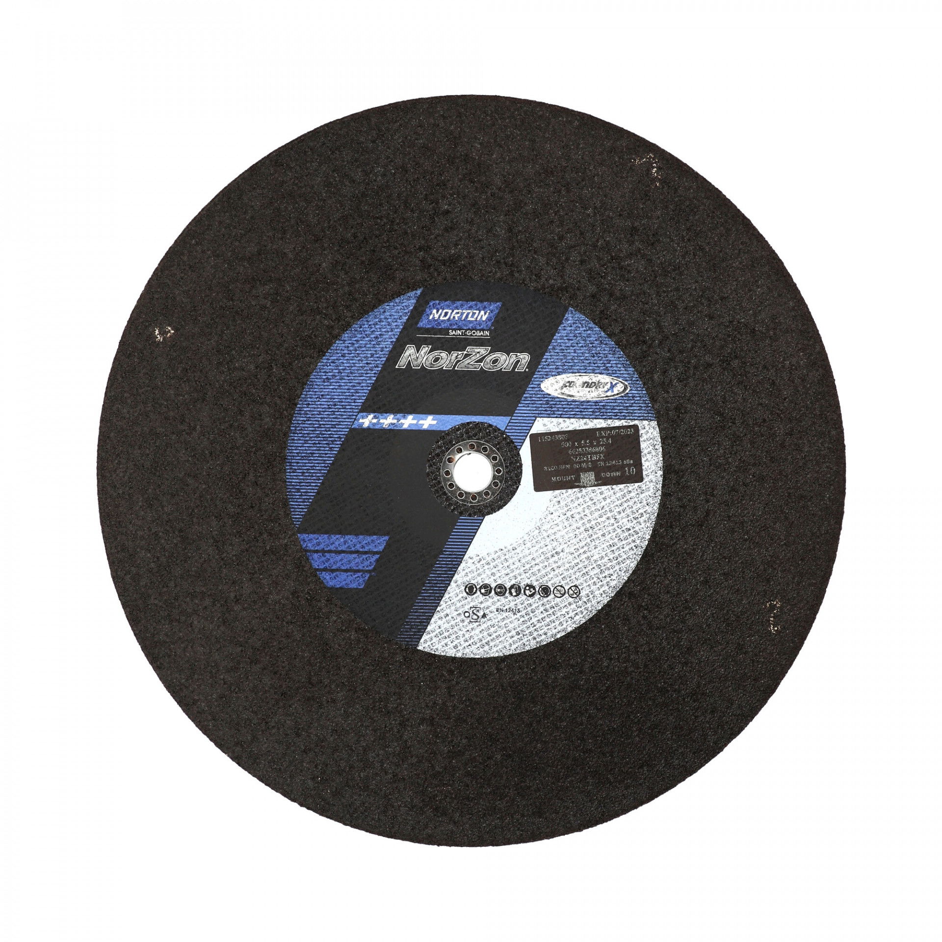 Norton Foundry-X Preciziós gépipari erősített vágókorong 500x5,5x25,4 mm NZ24 P TBFX, 10 db/csomag termék fő termékképe