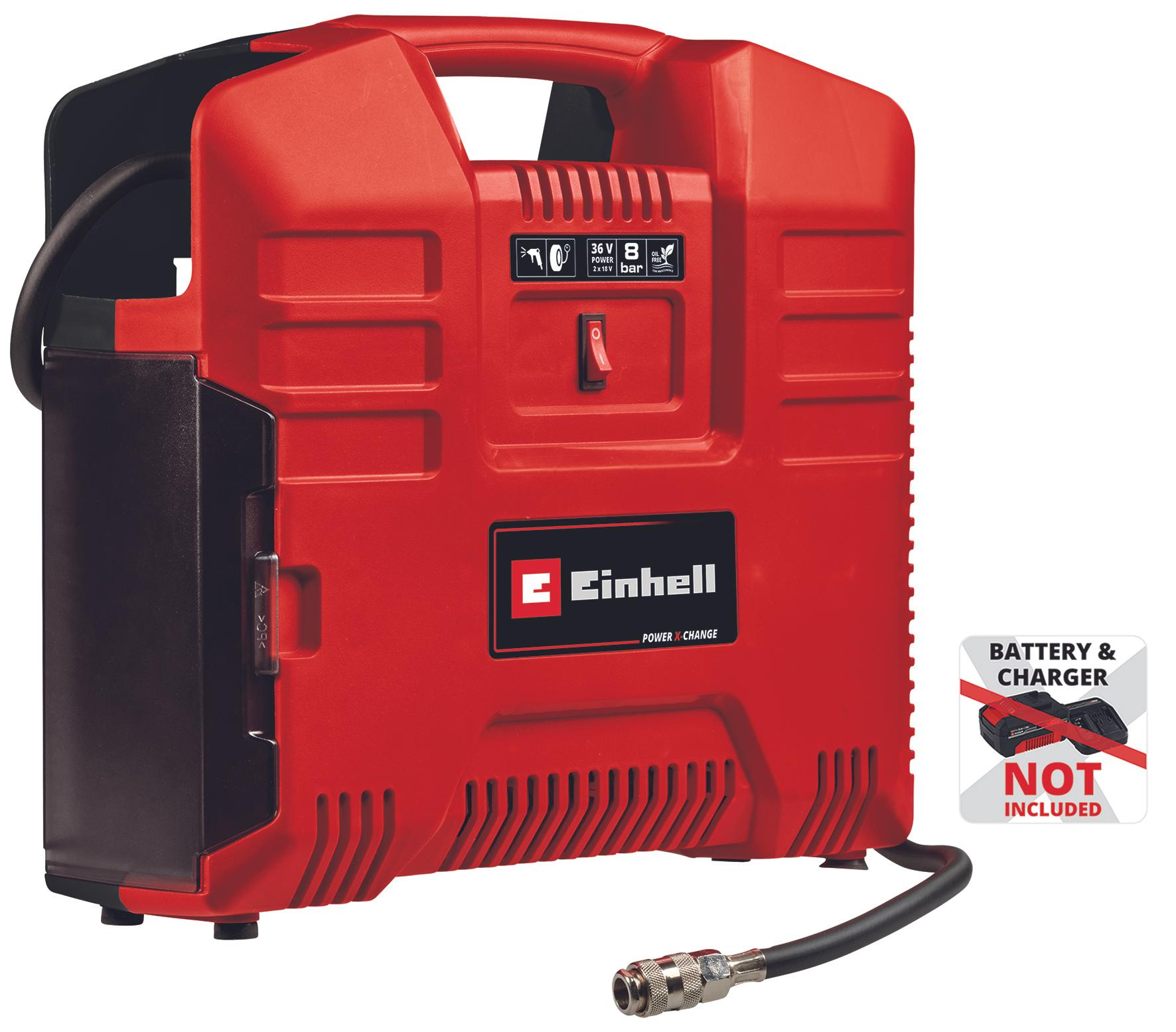 EINHELL TE-AC 36/8 Li OF Set - Solo akkus kompresszor (akku és töltő nélkül) termék fő termékképe