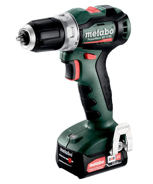 METABO POWERMAXX BS 12 BL akkumulátoros fúró-csavarozó (2 x 2.0 Ah Li-Power akkuval, metaBOX kofferben) termék fő termékképe