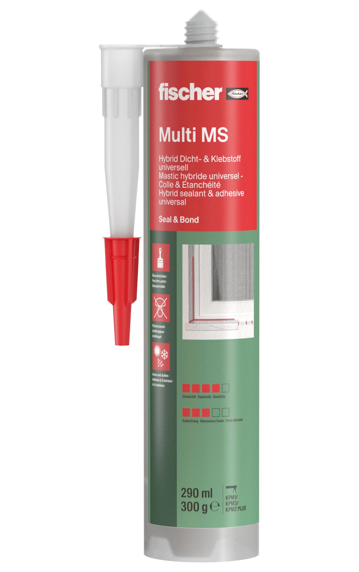 Fischer Multi MS tömítőragasztó, fehér, 290 ml termék fő termékképe