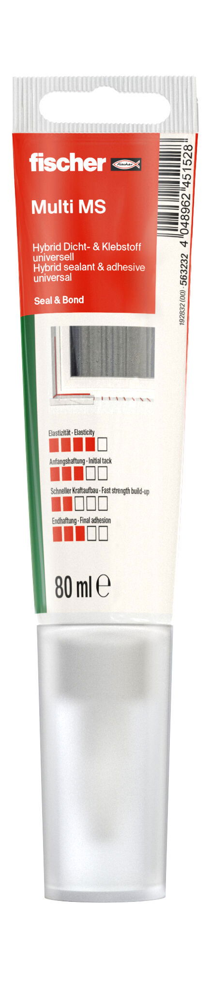 Fischer Multi MS tömítőragasztó, fehér, 80 ml termék fő termékképe